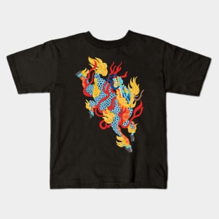 anime classic tattoo Kirin Kids T-Shirt